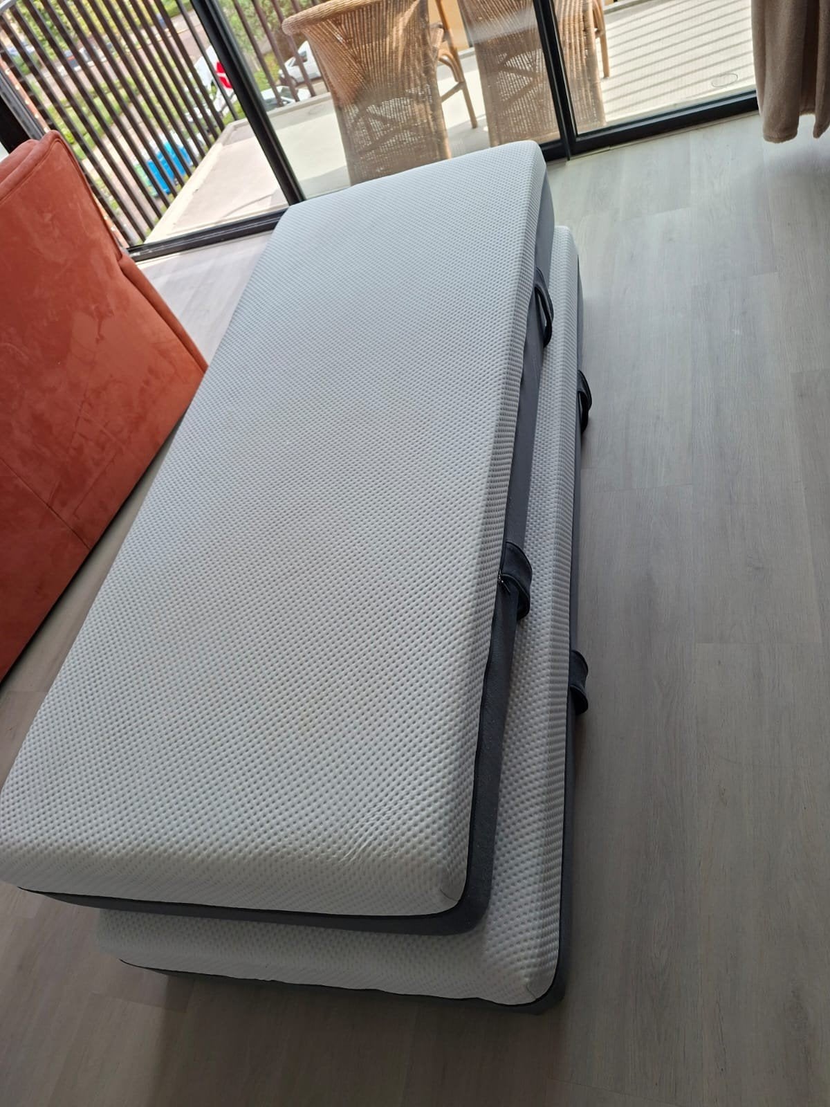 Emma original matrass 160x200 compleet met bed, Gebruikt, Tweepersoons, Ophalen of Verzenden, Matras