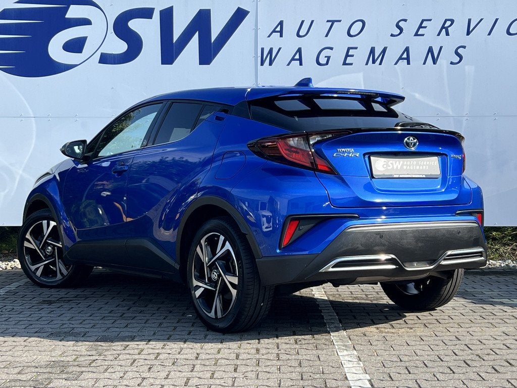 Toyota C-HR 2.0 Hybrid Team D | ACC | CarPlay | Camera | Key, Stof, Gebruikt, 4 cilinders, Blauw
