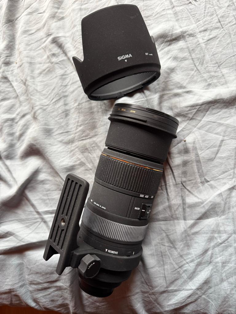 Sigma 50-500mm f/4.5-6.3 APO DG HSM Telelens, Audio, Tv en Foto, Fotografie | Lenzen en Objectieven, Ophalen of Verzenden, Zo goed als nieuw