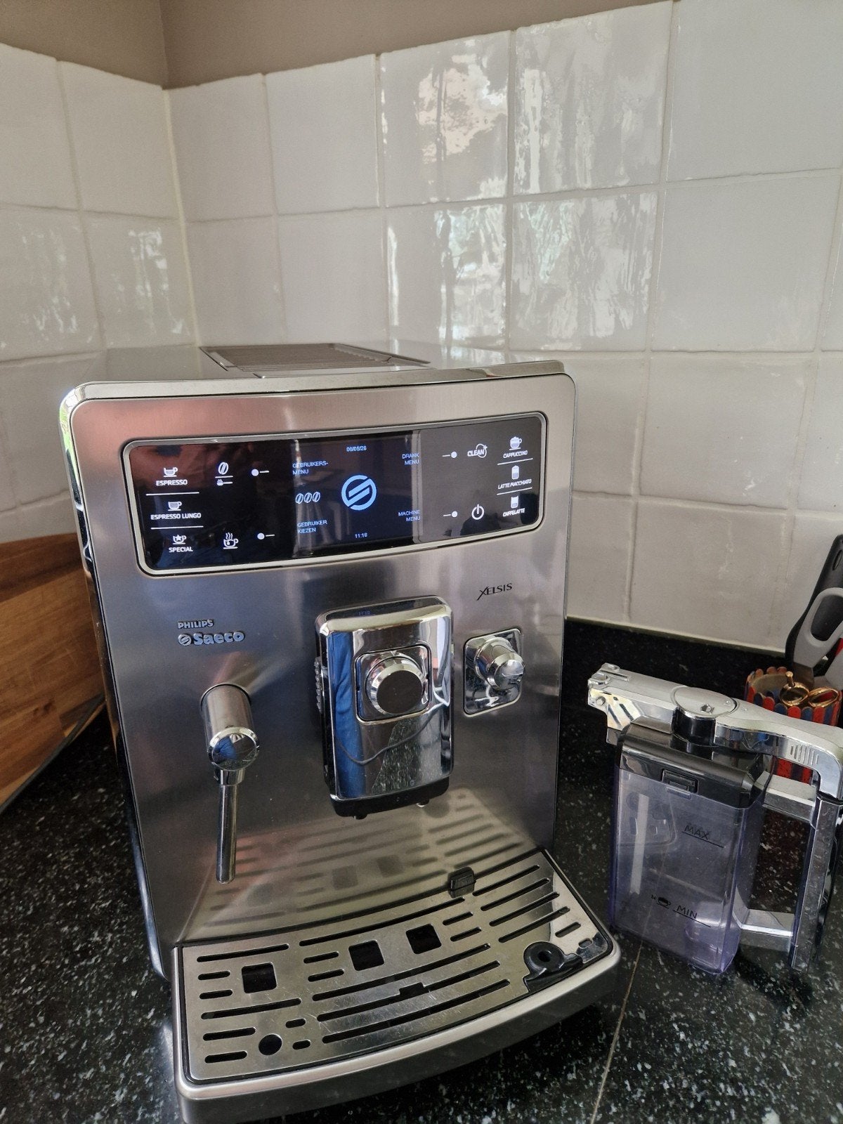 Foto 3 van Saeco Xelsis koffiemachine als nieuw !