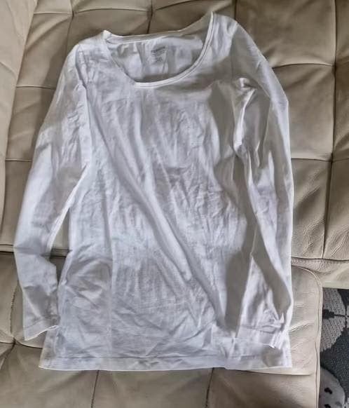 Basic Witte longsleeve maat 36 Zeeman, Ophalen of Verzenden