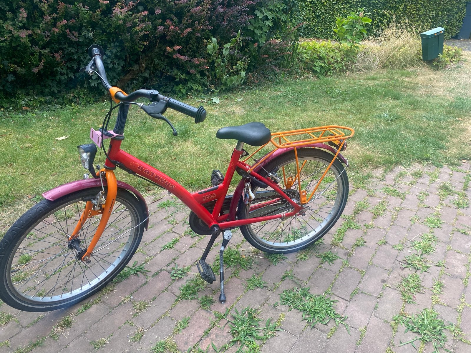 Kinderfiets 20 inch met handrem en terugtraprem, Fietsen en Brommers, Fietsen | Meisjes, Ophalen, Terugtraprem, Gebruikt, Handrem