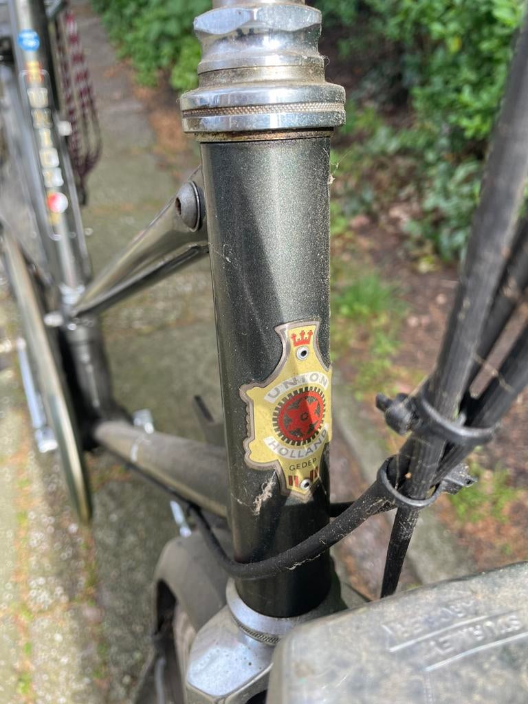 Union dames/herenfiets jaren 80 model, Ophalen