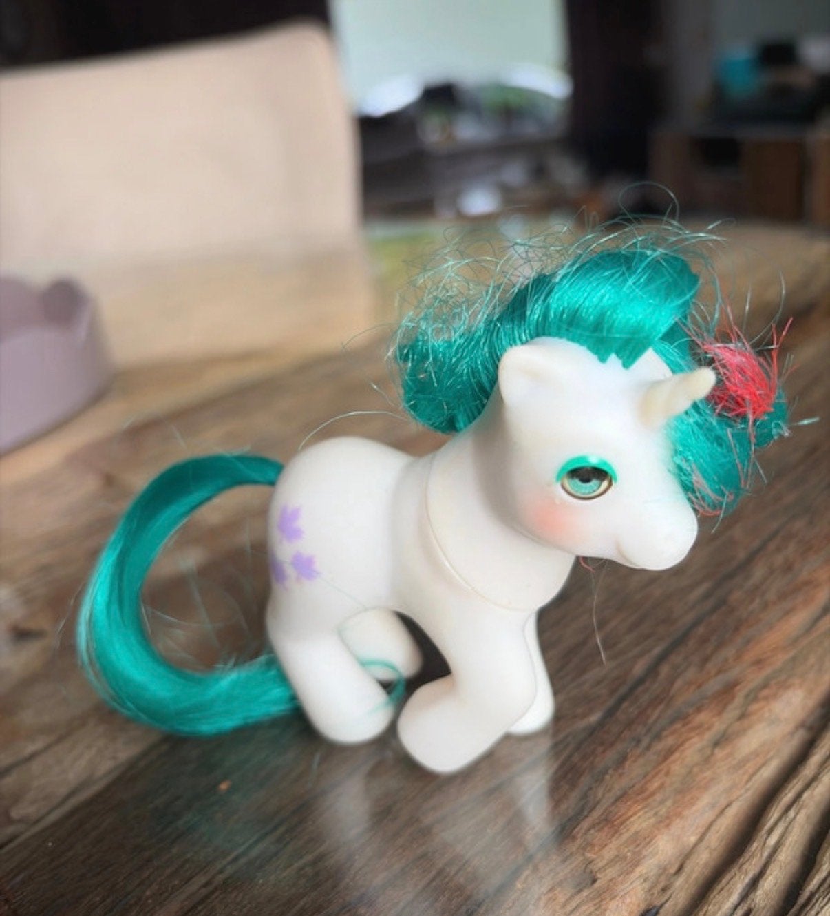 Vintage My Little Pony Baby Gusty G1 Eenhoorn, Ophalen of Verzenden, Gebruikt, Meisje