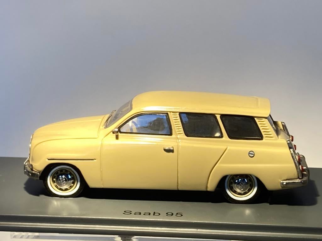 Saab 95 Beige 1964, Ophalen of Verzenden, Zo goed als nieuw, Auto, Overige merken