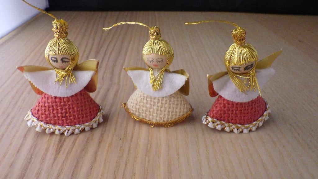 mooie kerstengeltjes, Ophalen of Verzenden, Gebruikt