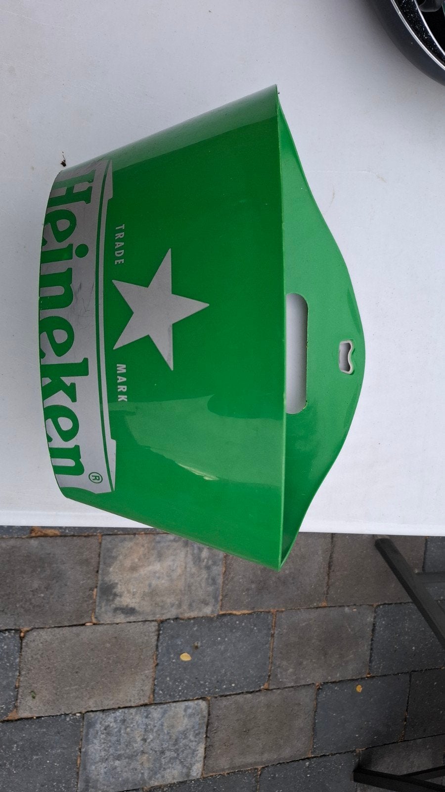 Heineken bierkoeler / ijsemmer met flesopener, Verzamelen, Ophalen of Verzenden, Gebruikt, Overige typen, Heineken