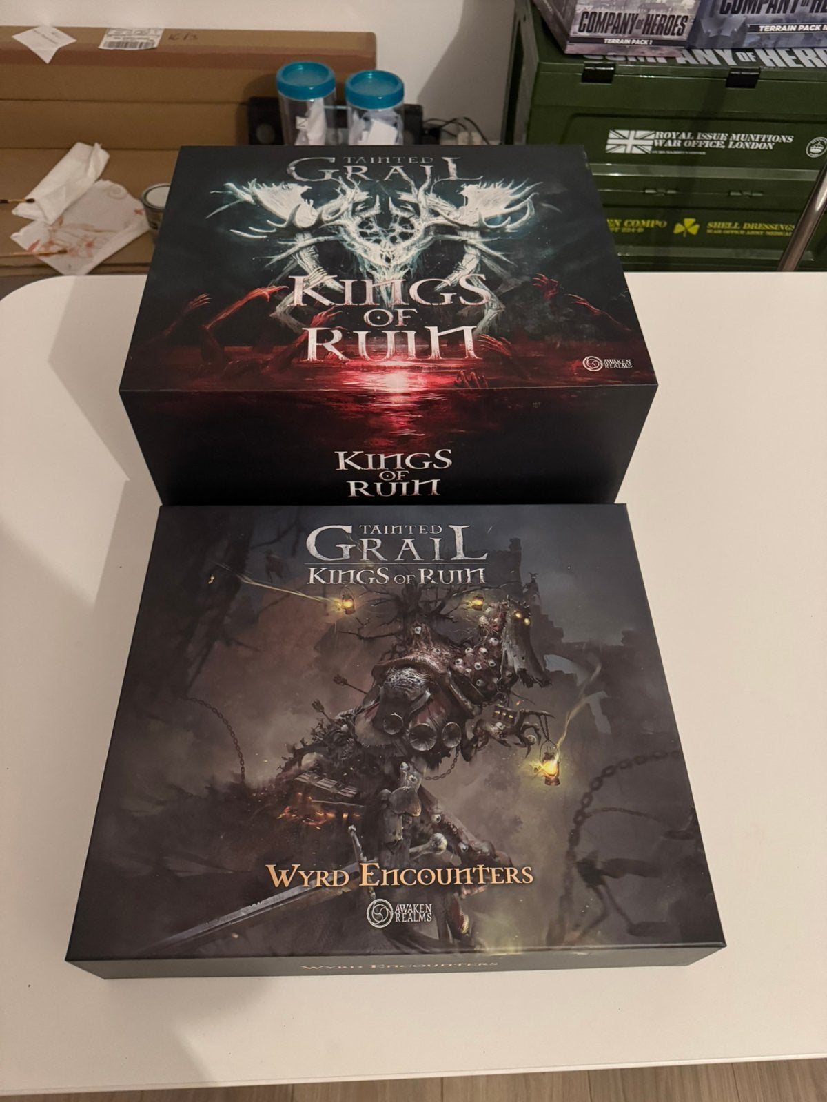 Tainted Grail: Kings of Ruin Gamefound Sundrop Excalibur, Ophalen of Verzenden, Zo goed als nieuw