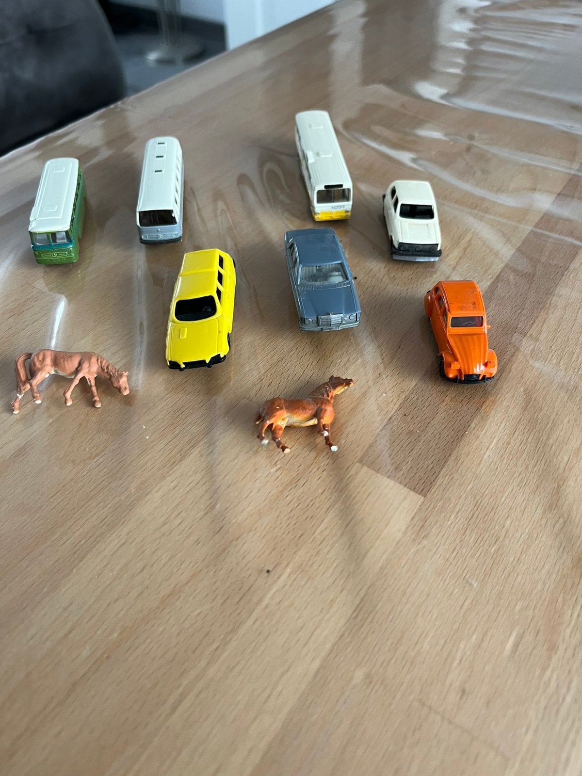 HO miniatuur auto’s en dieren, Overige merken, Gebruikt, Gelijkstroom of Wisselstroom, Brug, Tunnel of Gebouw