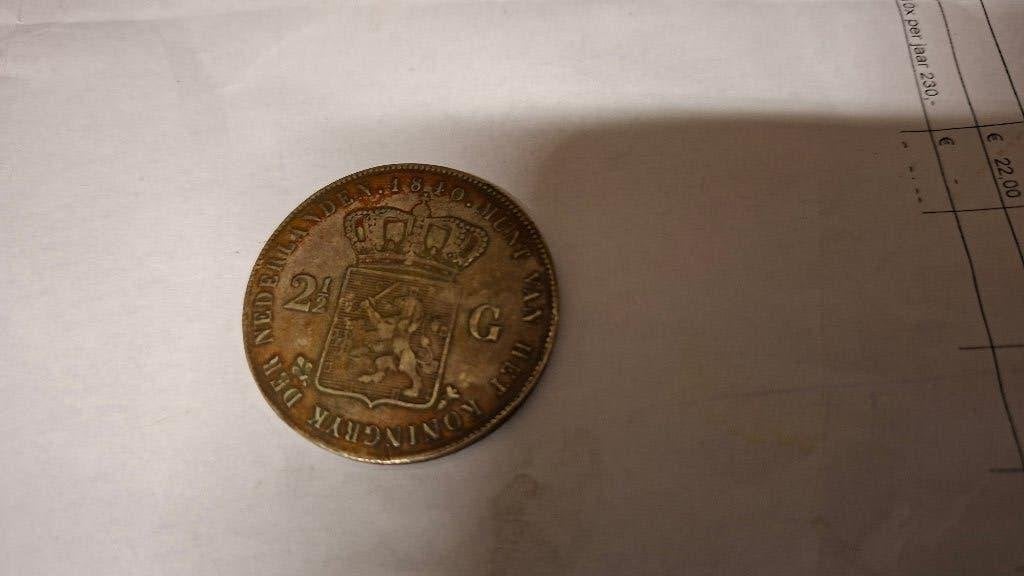 Rijksdaalder 1840, Postzegels en Munten, Munten | Nederland, Zilver, Ophalen of Verzenden, Koning Willem I, Losse munt
