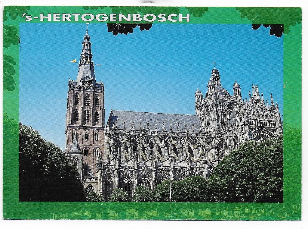 s Hertogenbosch Gelopen Ansichtkaart ( B5977 ), Ophalen of Verzenden, 1980 tot heden, Gelopen, Noord-Brabant