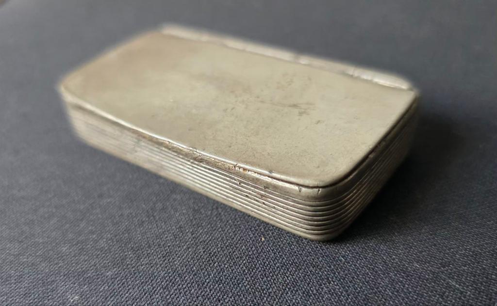 pewter cornish vintage snuifdoos, Verzenden