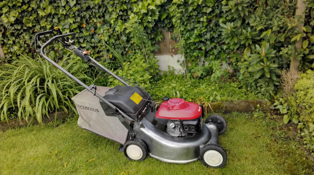 Goed werkende Honda HRD 536 CSXE Grasmaaier Motormaaier, Tuin en Terras, Grasmaaiers, Cirkelmaaier, Honda, Gebruikt, Ophalen of Verzenden