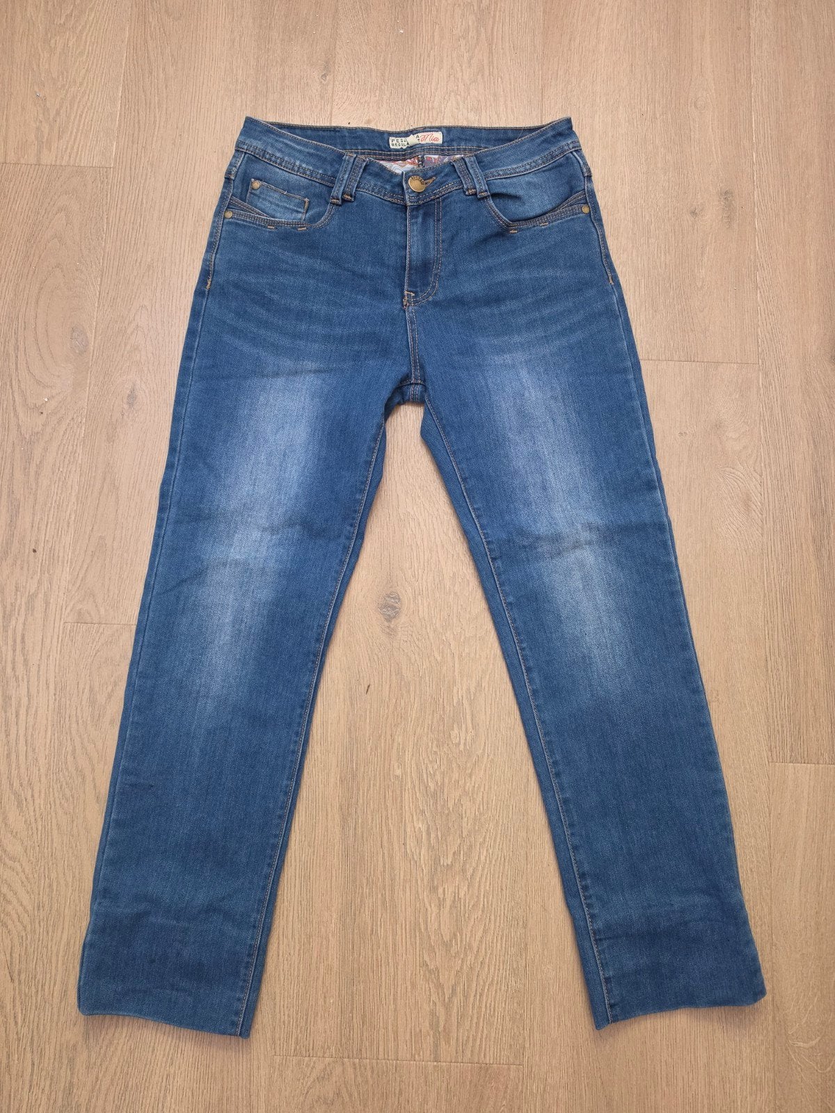 Spijkerbroek maat 38, Ophalen of Verzenden, Zo goed als nieuw, Blauw, W30 - W32 (confectie 38/40)