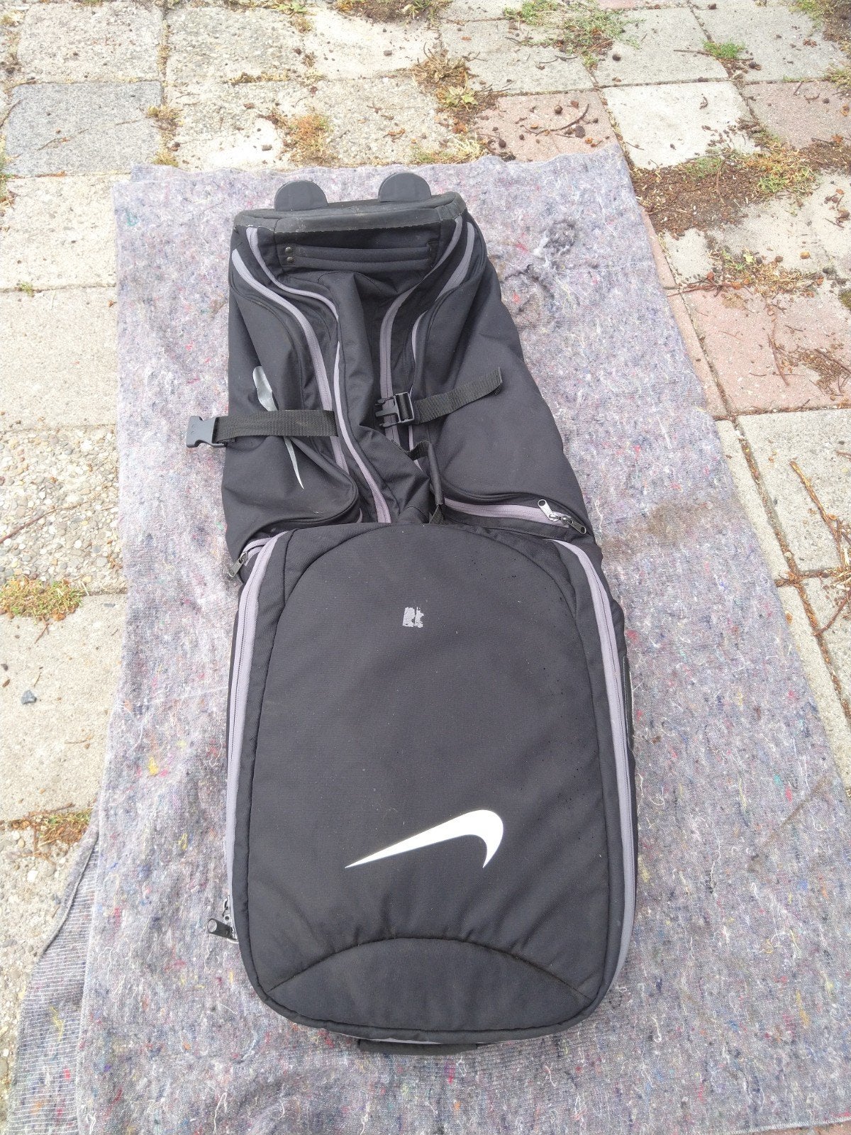 Nike golf clubreistas met wieltjes - Zwart, Ophalen of Verzenden, Gebruikt, Tas