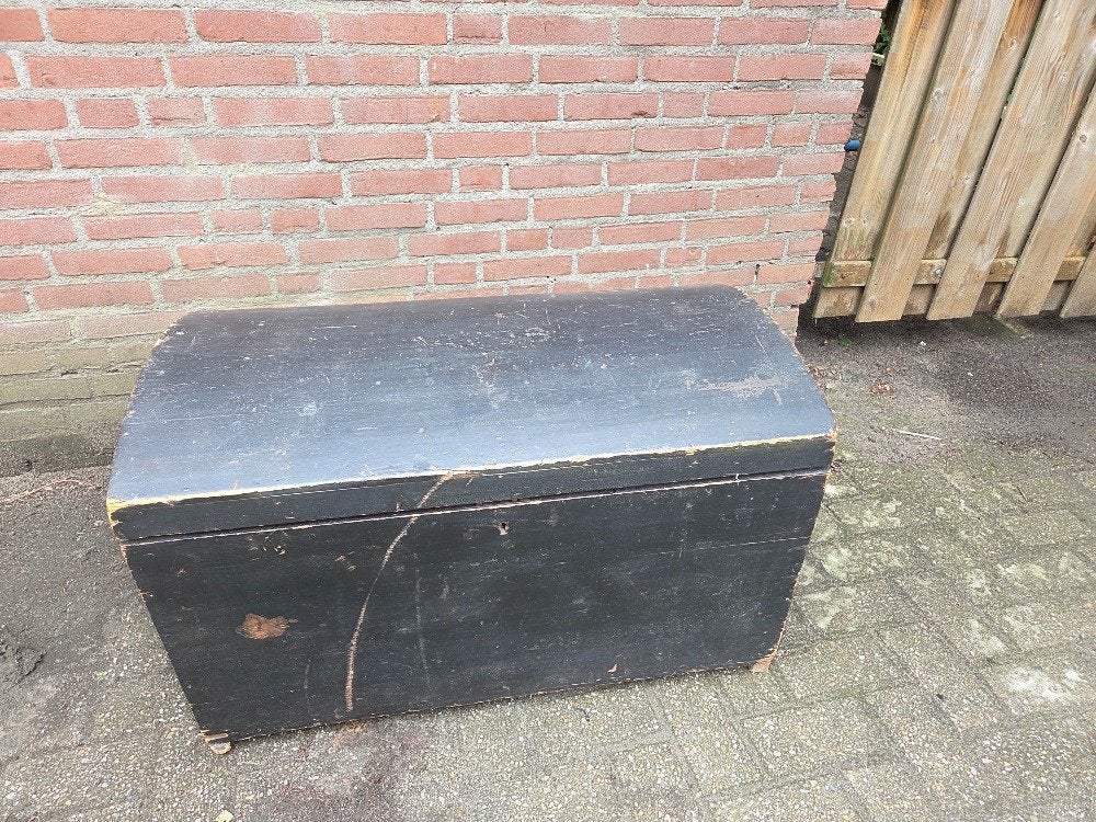 dekenkis / hutkoffer vintage, Ophalen of Verzenden, 'T Olde Gre-j, Info@toldegrej.nl, Endepoelstraat 20f Didam