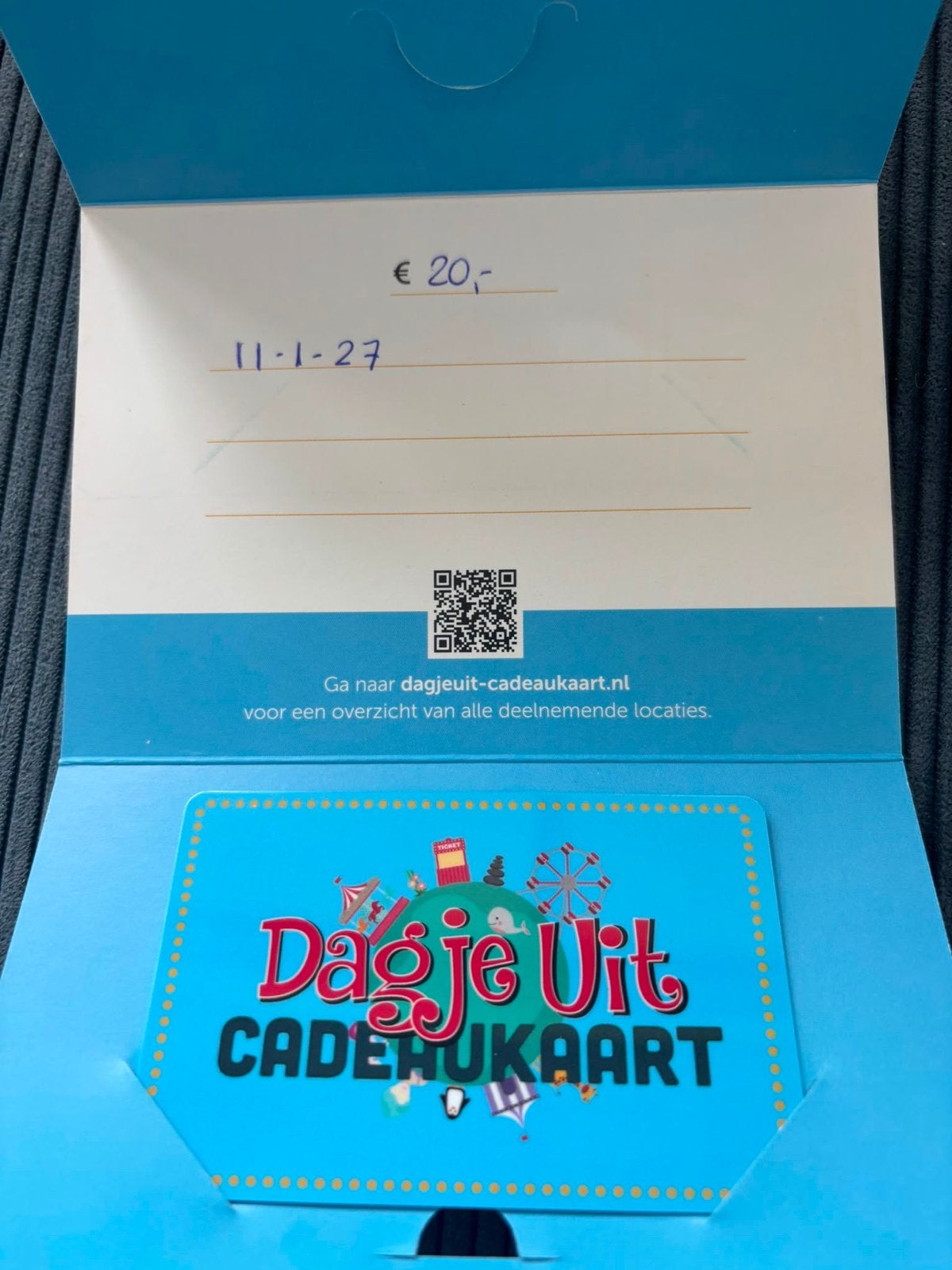 Dagje uit t.w.v. €20, Tickets en Kaartjes, Drie personen of meer, Kortingsbon, Overige typen