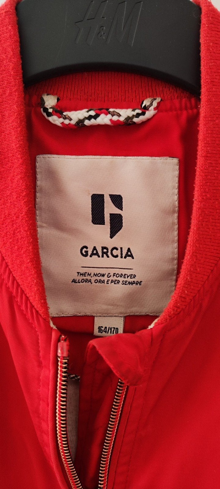 Garcia Jack - Rode Jas met Strepen - Maat 164/170, Gebruikt, Jongen of Meisje, Ophalen of Verzenden, Garcia