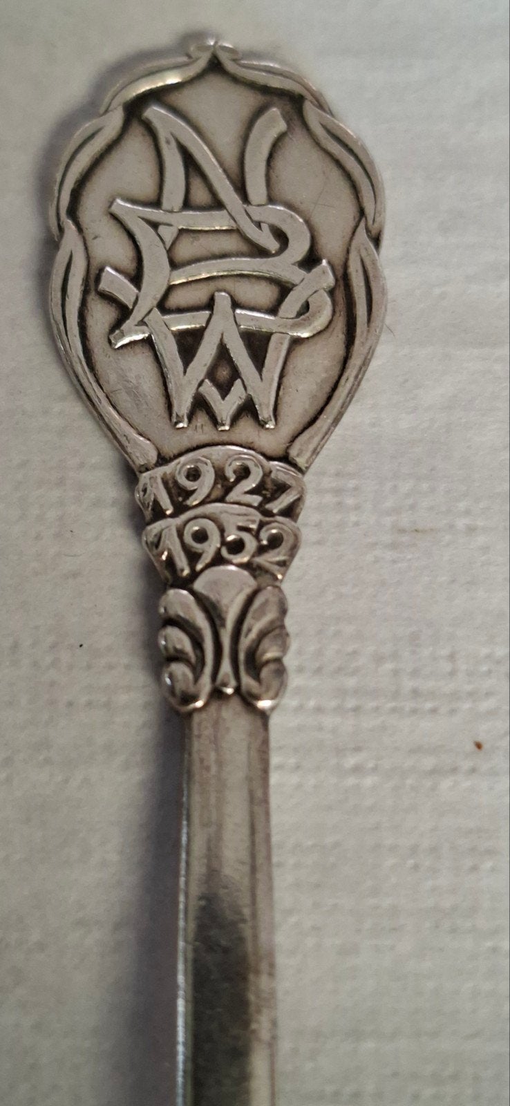 ANWB verzilverde theelepel 1927-1952, Ophalen of Verzenden