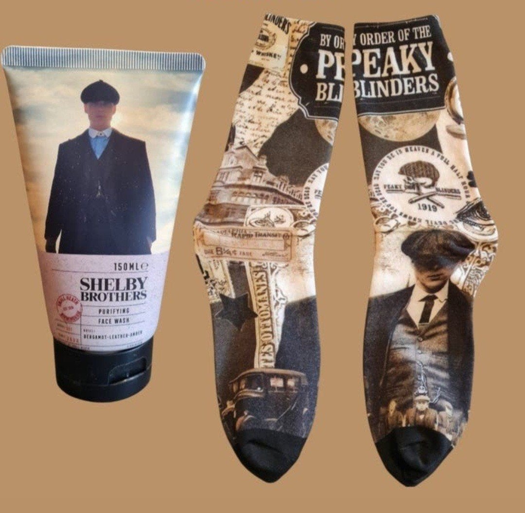 PEAKY BLINDERS SOKKEN + TUBE FACE WASH PEAKY BLINDERS, Ophalen of Verzenden, Nieuw