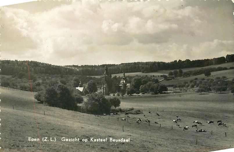 377-160-011 Epen ZL Kasteel Beusdael, Ophalen of Verzenden, Voor 1920, Noord-Brabant