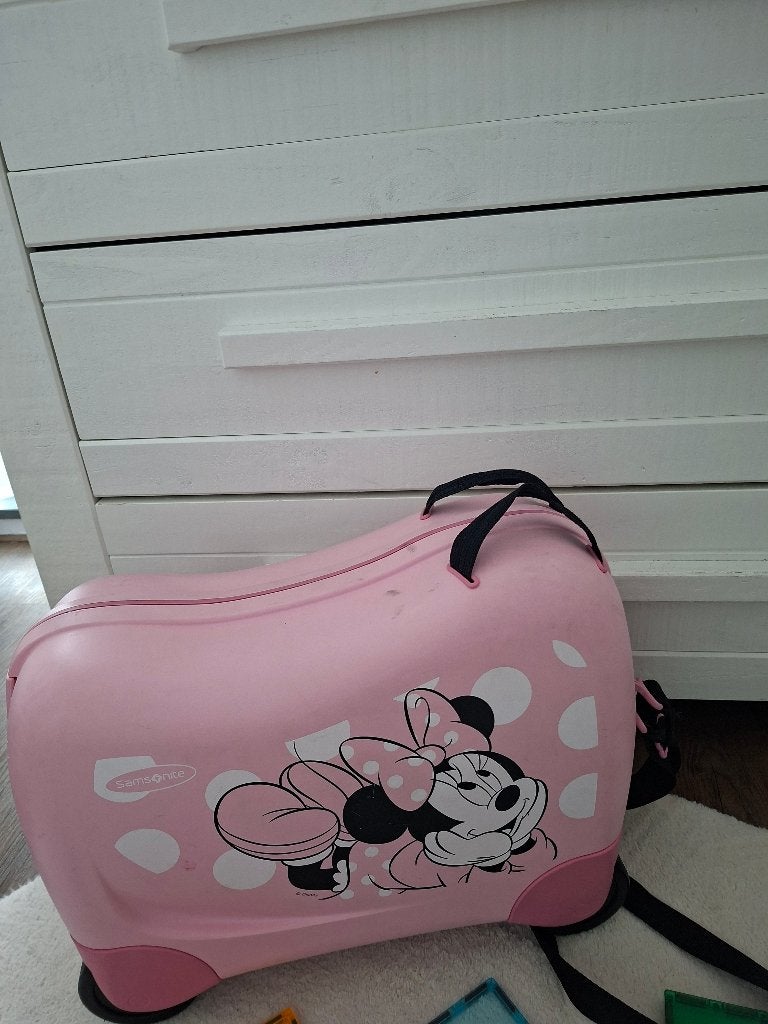 Samsonite koffer Minnie Mouse, Sieraden, Tassen en Uiterlijk, Koffers, Ophalen, Gebruikt, Hard kunststof, 70 cm of meer