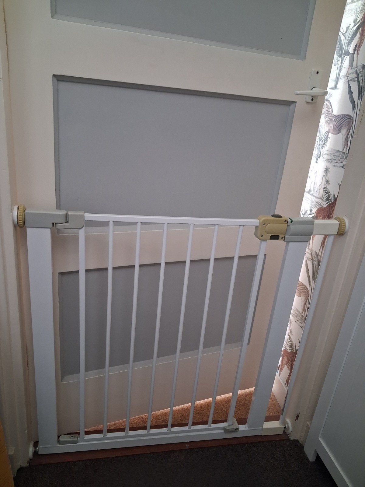 Safety first kinder (klem)hekje, Kinderen en Baby's, Ophalen, Gebruikt, Metaal of IJzer, Klemhekje