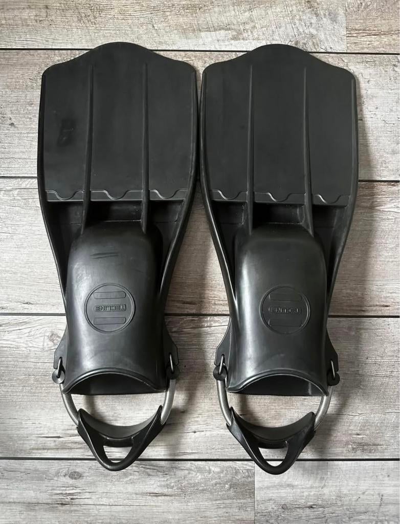 Tecline Jetstream Fins Zwart. Maat XL. Schoenmaat 42-44., Ophalen of Verzenden, Zo goed als nieuw, Zwem- of Duikvliezen