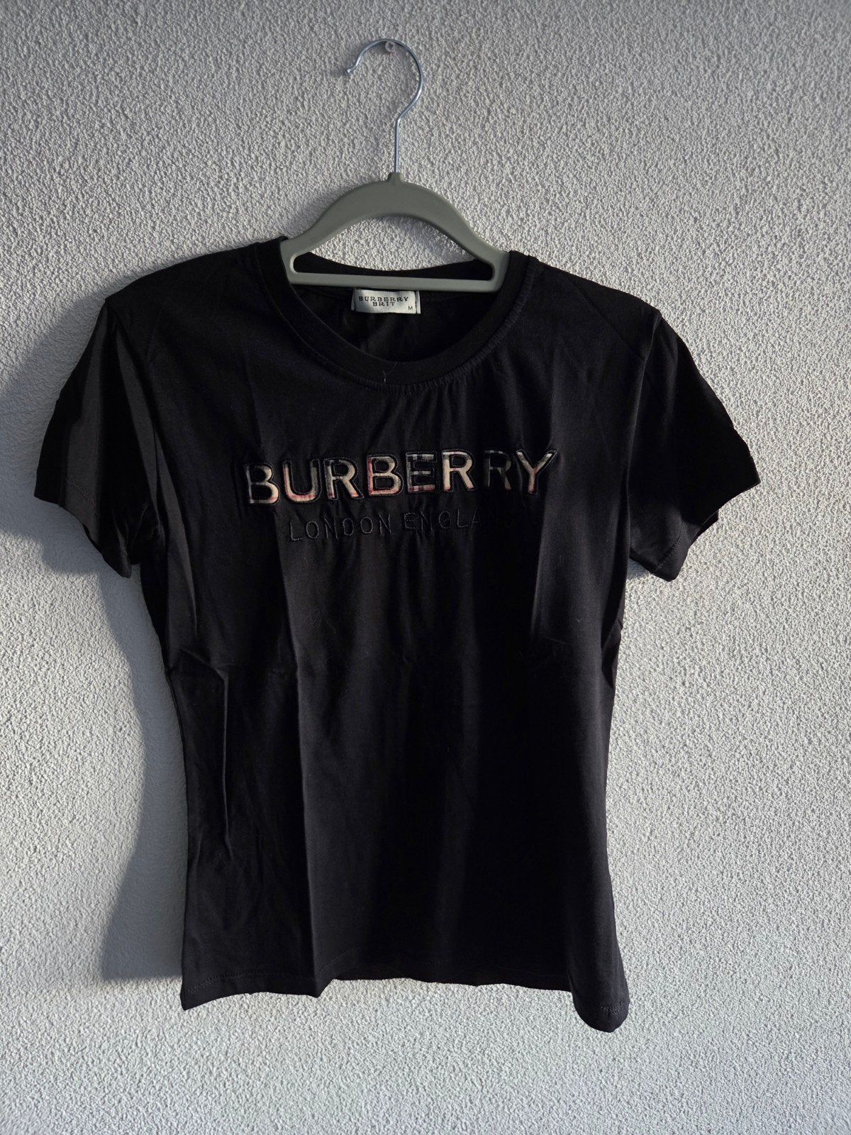 Burberry Brit T-shirt Zwart Maat M, Maat 38/40 (M), Zwart, Ophalen of Verzenden, Zo goed als nieuw