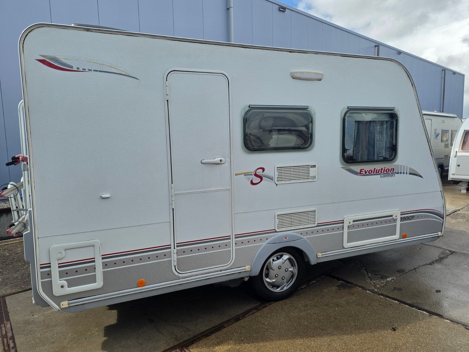 Sterckeman 390 CP Mover,volautomatisch,Voortent,Vastbed, Caravans en Kamperen, Standaardzit, Sterckeman, Dwarsbed, Bedrijf