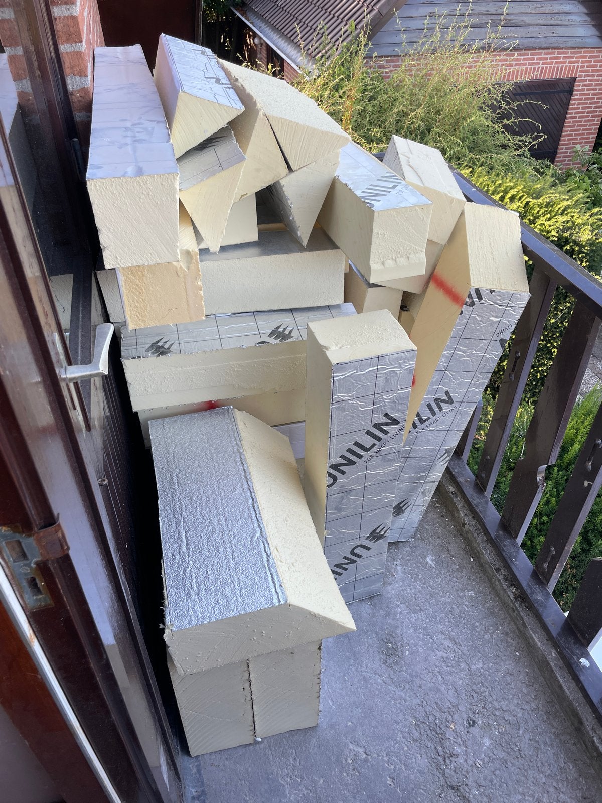 PIR isolatieplaten, 16 cm dik gebruikt, Doe-het-zelf en Verbouw, Isolatie en Afdichting, Ophalen, Hardschuim (Pir), Vloerisolatie