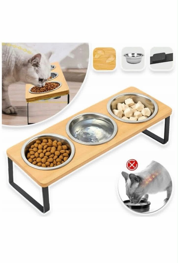 Verhoogde katten voerbak - NIEUW in doos, Ophalen of Verzenden