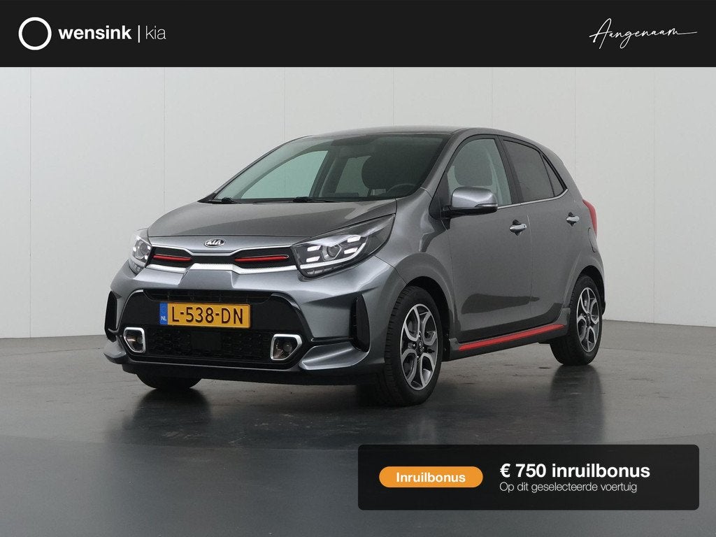 Kia Picanto 1.0 DPi GT-Line | Navigatie | Parkeercamera | Le, Auto's, Kia, Voorwielaandrijving, Gebruikt, 4 stoelen, 23 km/l