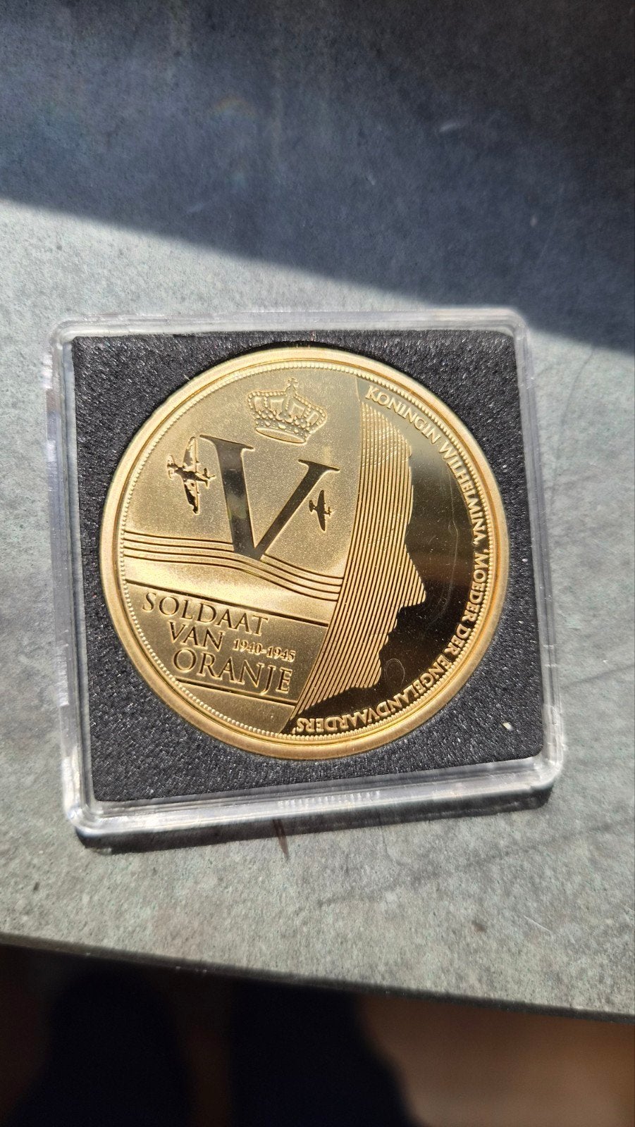 Soldaat van Oranje musical - munt, Verzenden, Goud