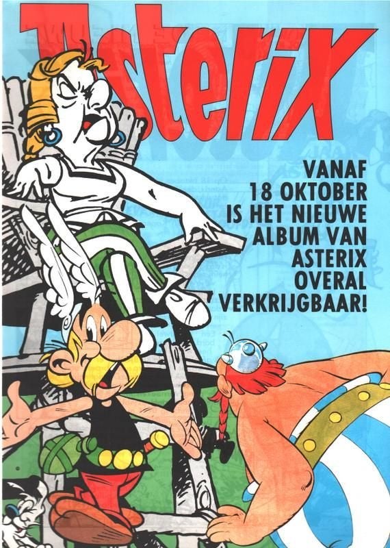 Asterix # folder uitgave nr. 29, Ophalen of Verzenden, Asterix en Obelix, Zo goed als nieuw, Beeldje of Figuurtje