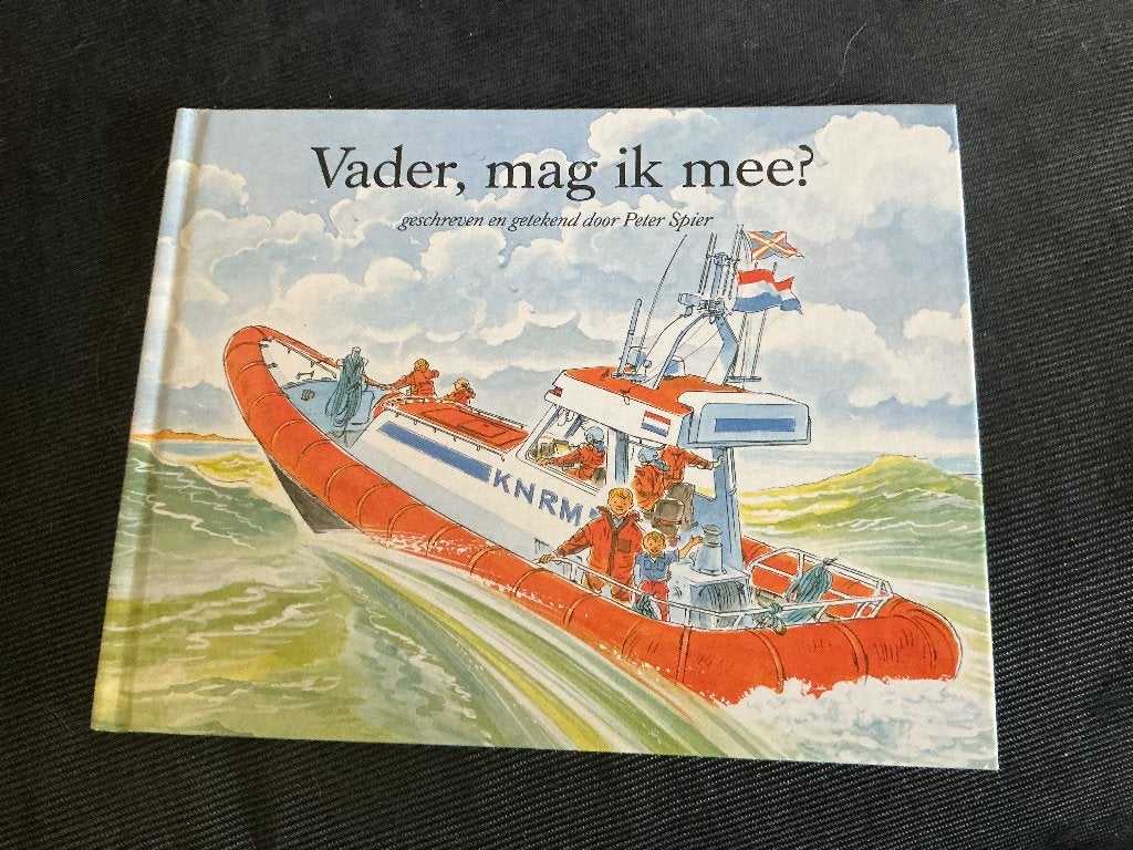 Vader, mag ik mee? - Peter Spier, Boeken, Kinderboeken | Jeugd | onder 10 jaar, Zo goed als nieuw, Fictie algemeen, Ophalen of Verzenden