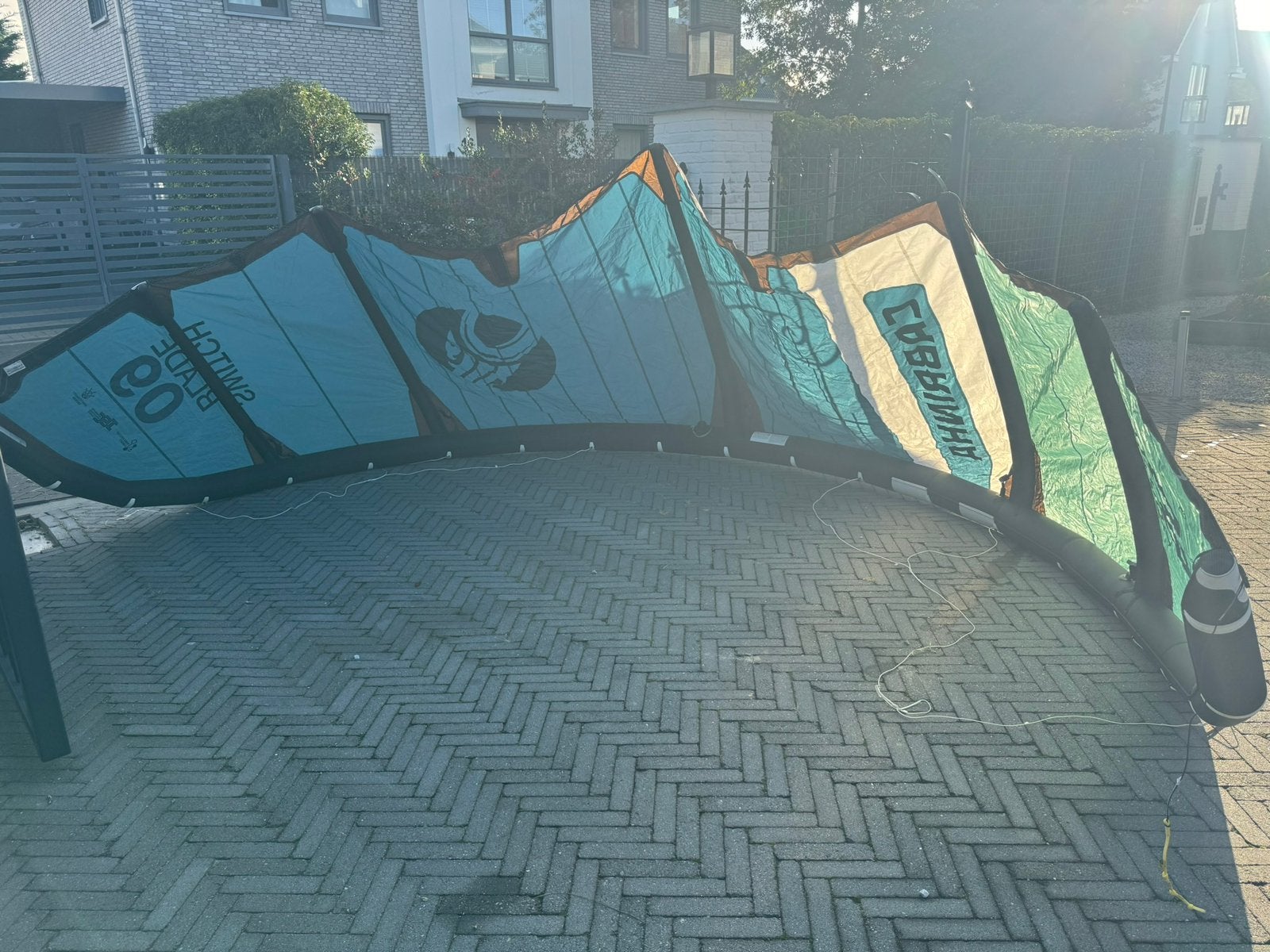 Cabrinha switchblade 9 meter, Watersport en Boten, Geen board, Ophalen of Verzenden, Zo goed als nieuw