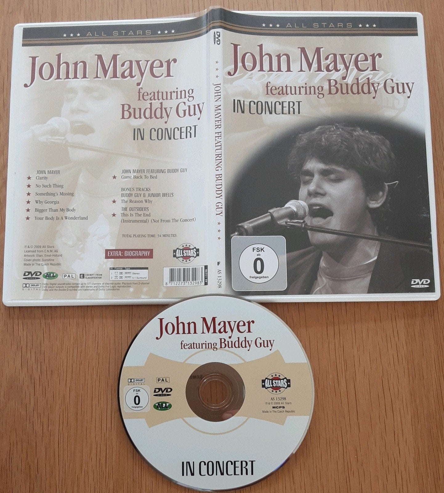 John Mayer featuring Buddy Guy - In Concert (DVD) 2009, Cd's en Dvd's, Alle leeftijden, Inclusief doosje, Ophalen of Verzenden