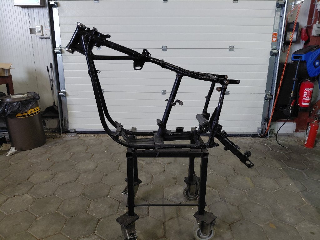 Frame met kenteken zelfbouw  eigenbouw, Motoren, Onderdelen | Harley-Davidson, Ophalen, Gebruikt