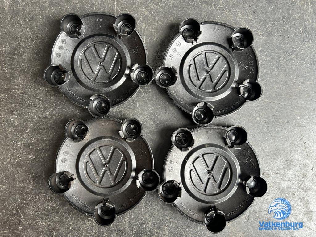 ORIGINELE VW Volkswagen Caddy naafkap naafdop set zwart, Auto diversen, Wieldoppen, Gebruikt, -, Verzenden, -