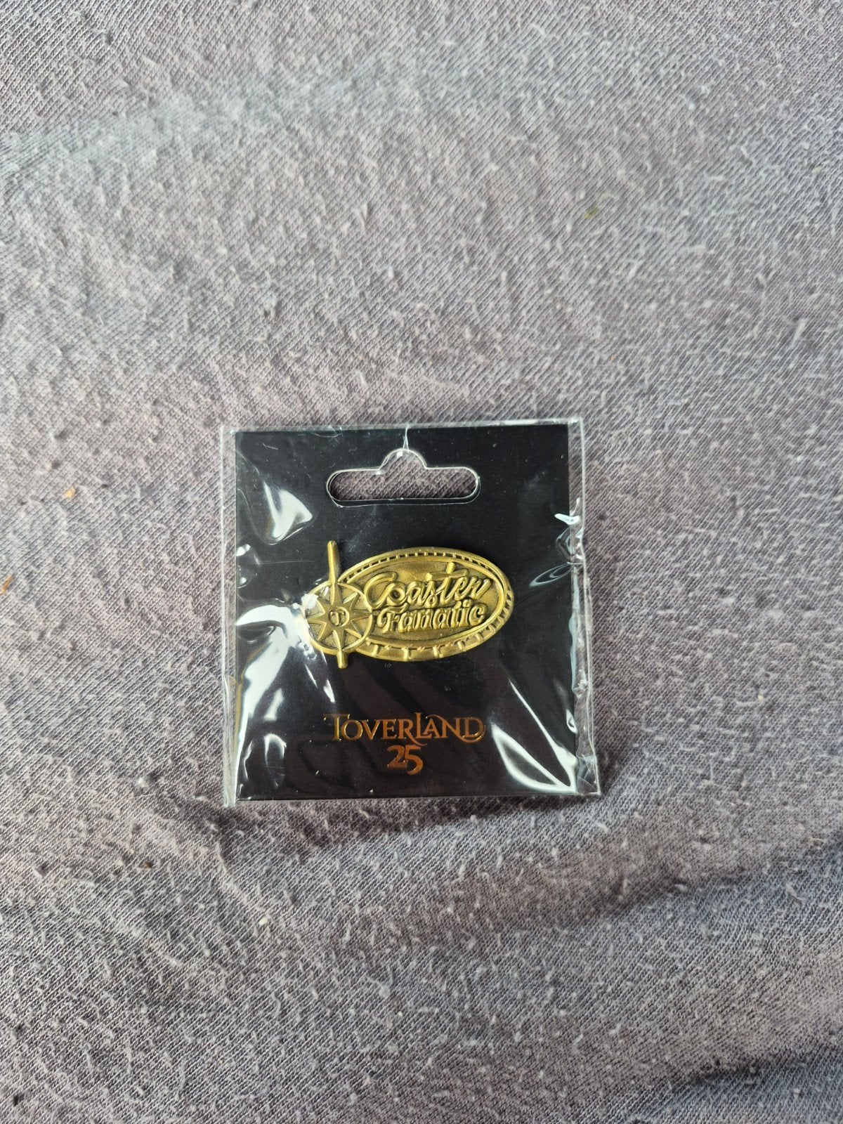 toverland speldje pin coaster fanatic, Ophalen of Verzenden, Nieuw, Speldje of Pin