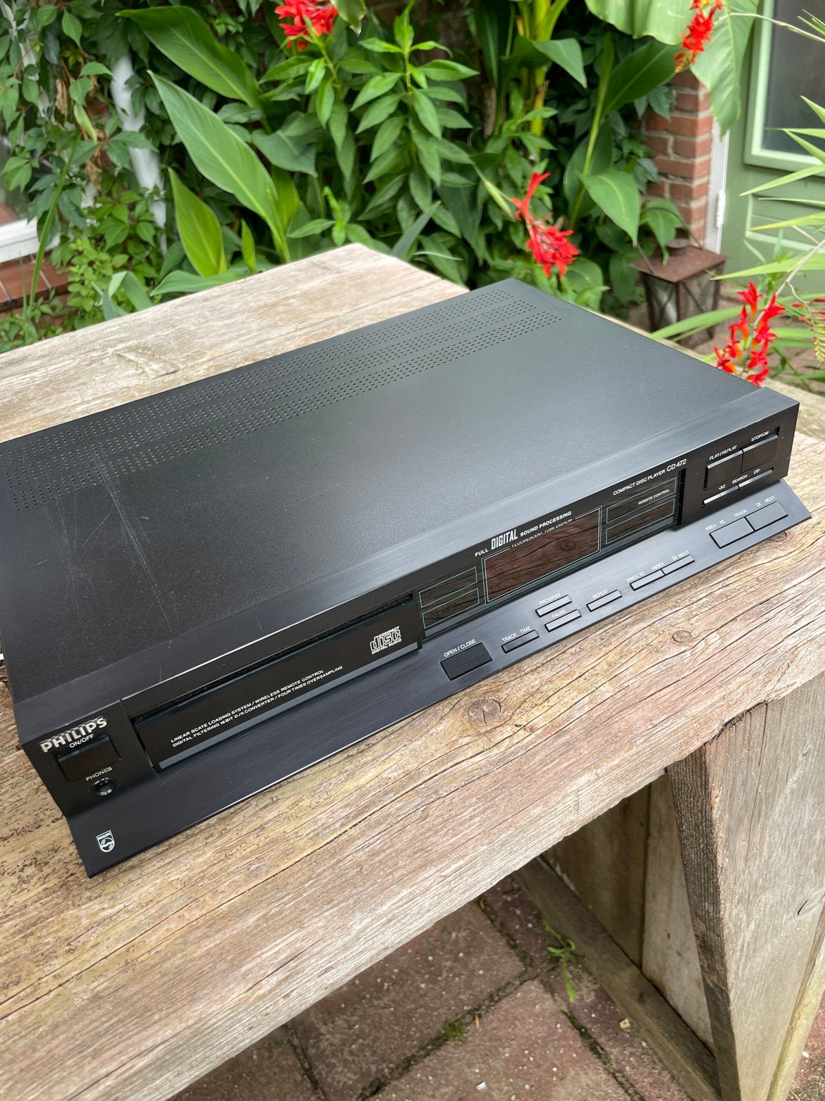 Philips CD 472 CD-speler - Vintage Audio, Ophalen, Gebruikt, Philips