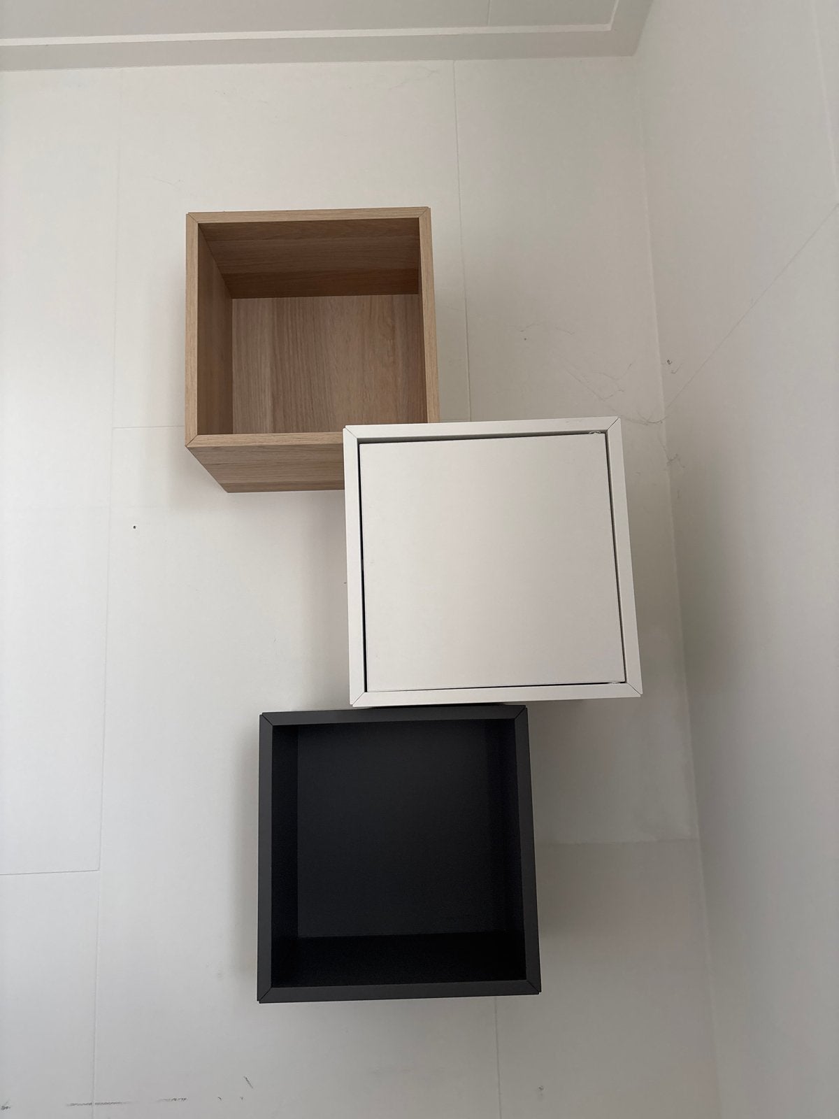 IKEA KALLAX/EKET wandkasten - set van 3, Huis en Inrichting, Ophalen, Gebruikt
