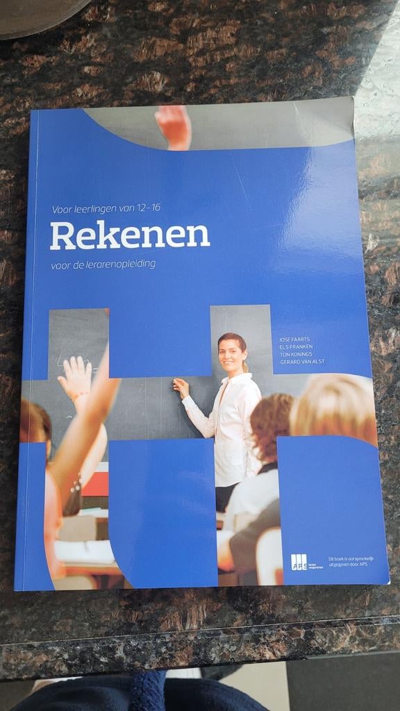 Rekenen voor de lerarenopleiding (9797090060618), Boeken, Studieboeken en Cursussen, Ophalen of Verzenden, Beta, Zo goed als nieuw