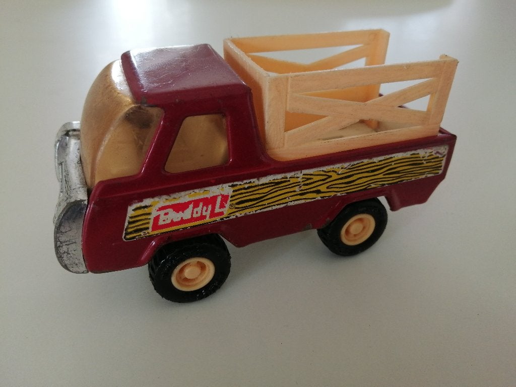 Vintage buddy L vrachtwagen is in gebruikte staat, Hobby en Vrije tijd, Modelauto's | Overige schalen, Ophalen of Verzenden, Gebruikt