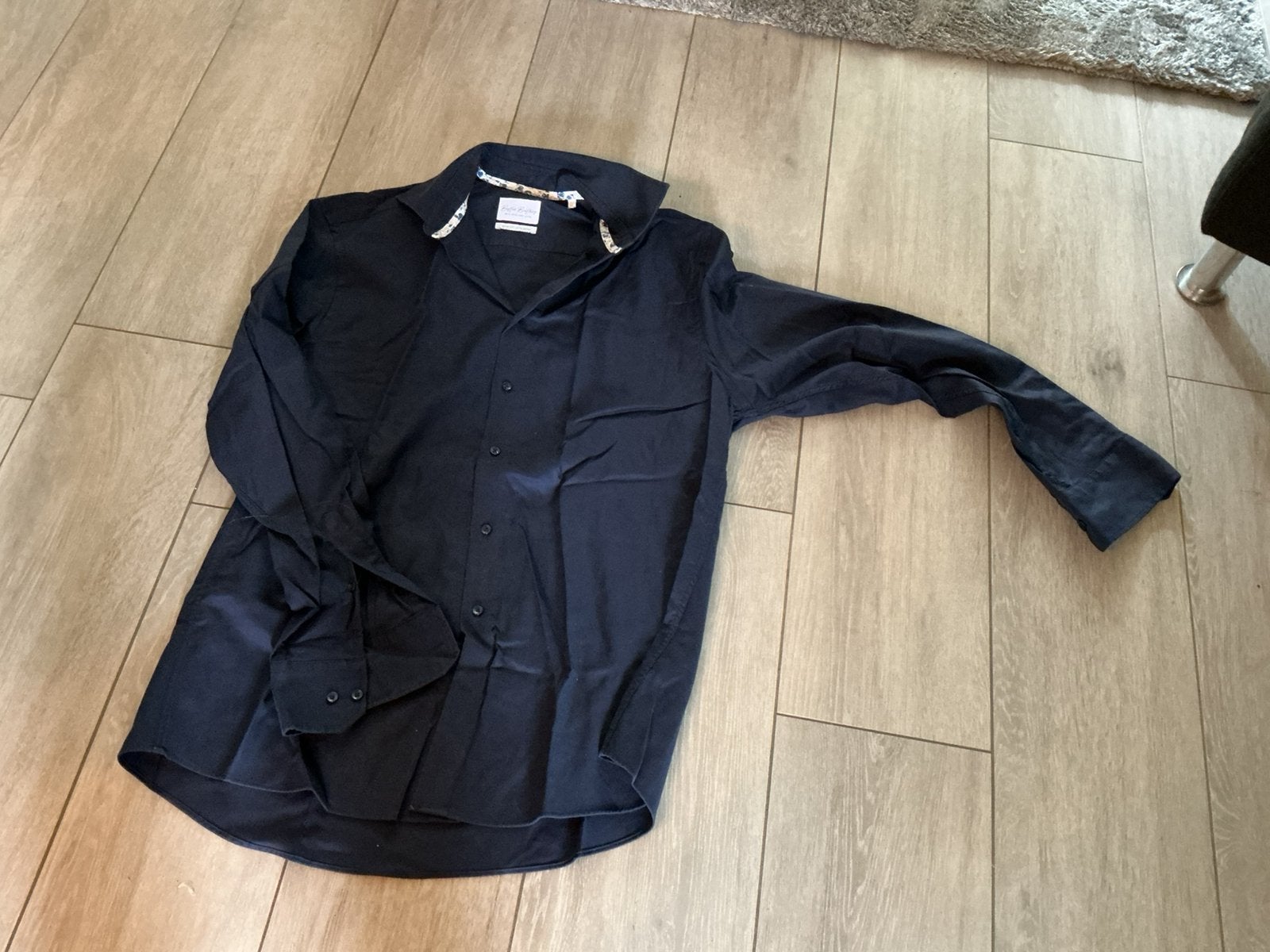Overhemd, Ophalen of Verzenden, Zo goed als nieuw, Blauw, Halswijdte 43/44 (XL)