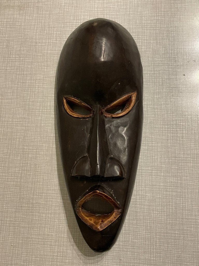 D086 FaceMask Masker Afrika Gezicht Ghana Gezichtsmasker, Ophalen of Verzenden, Afrika, Hout, Houtsnijwerk
