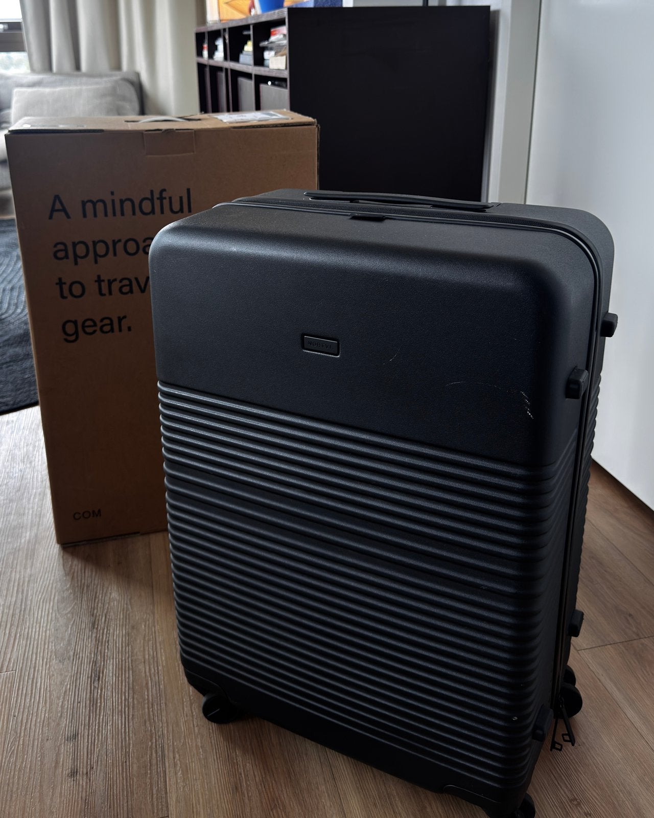 Nortvi medium checked luggage L. 77liter., 60 tot 70 cm, Hard kunststof, 45 tot 55 cm, Ophalen of Verzenden