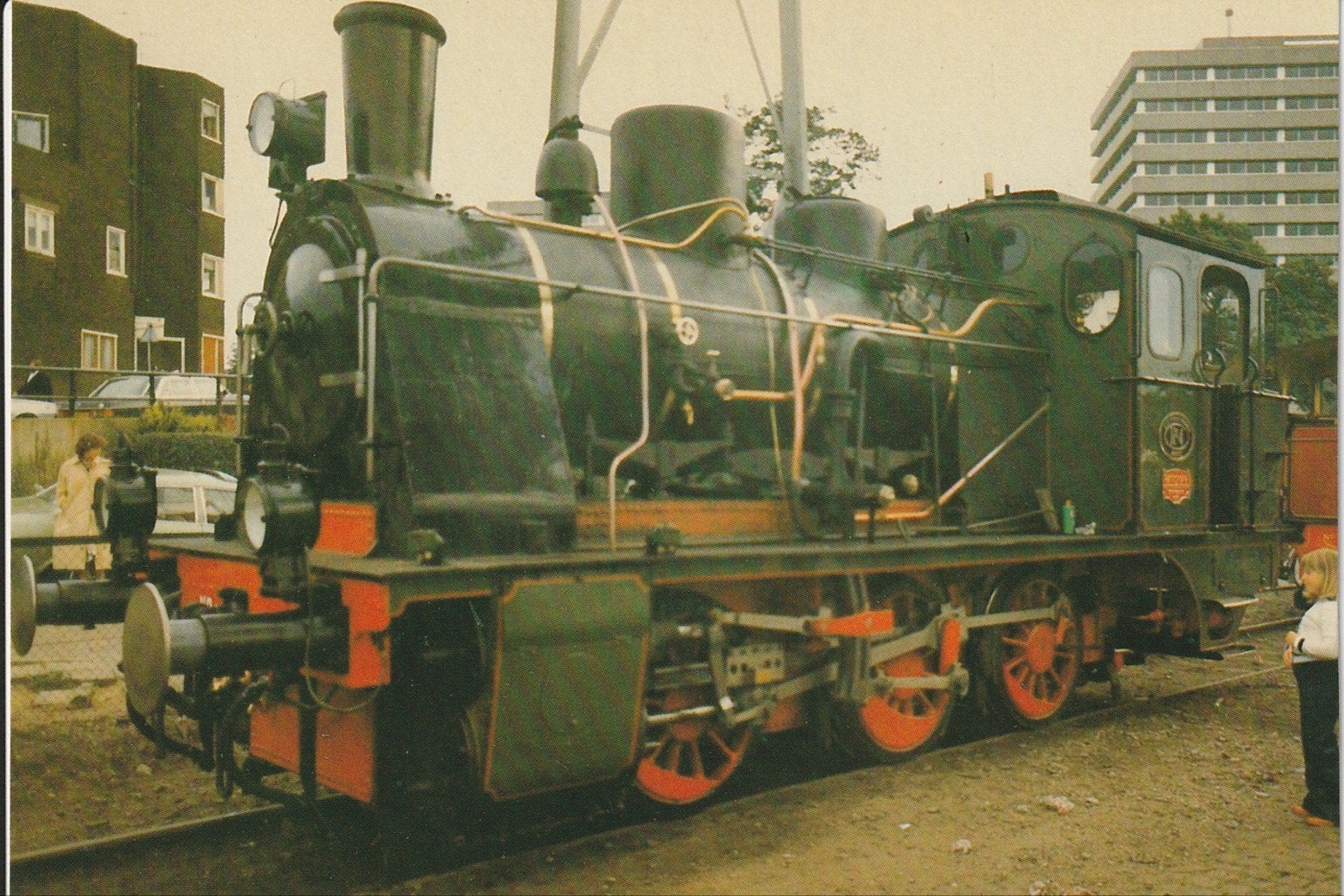 AMERSFOORT MUSEUM BUURT SPOORWEG STOOMLOCOMOTIEF 4 HANONAG, Verzamelen, Ophalen of Verzenden, 1980 tot heden, Ongelopen, Utrecht