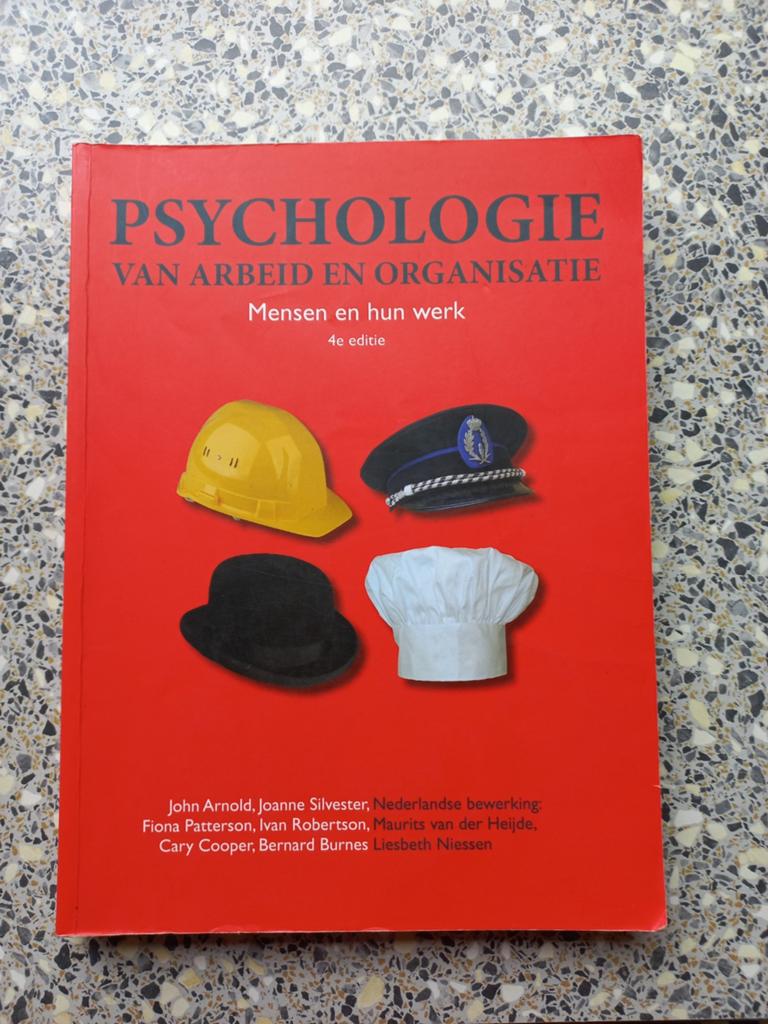 J. Arnold - Psychologie van arbeid en organisatie, Ophalen of Verzenden, Zo goed als nieuw, J. Arnold, Nederlands